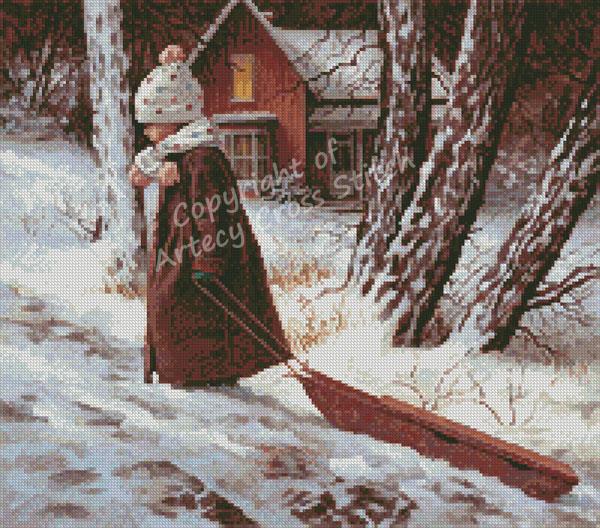Mini Fun In The Snow - Artecy Cross Stitch
