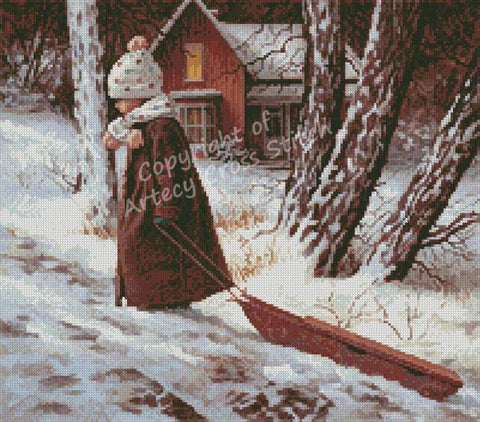 Mini Fun In The Snow - Artecy Cross Stitch