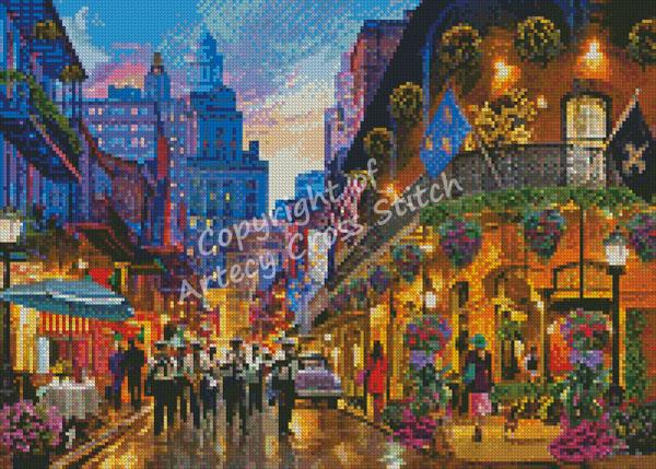 Mini The Big Easy, New Orleans - Artecy Cross Stitch