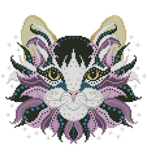 Colorful Cats: Merlin - Kitty & Me Designs