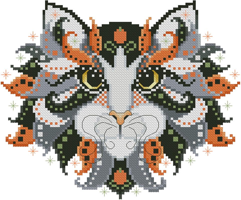 Colorful Cats: Salem - Kitty & Me Designs