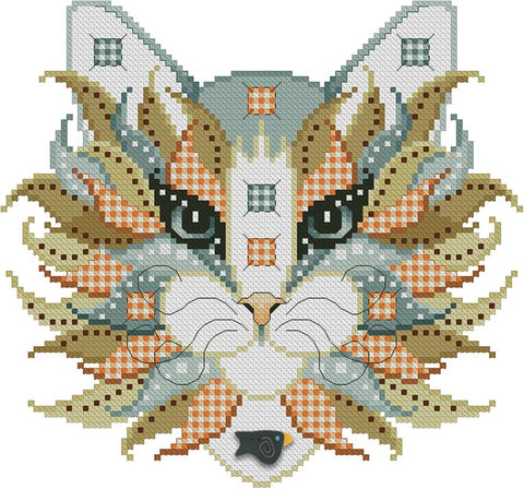 Colorful Cats: Scarecrow - Kitty & Me Designs