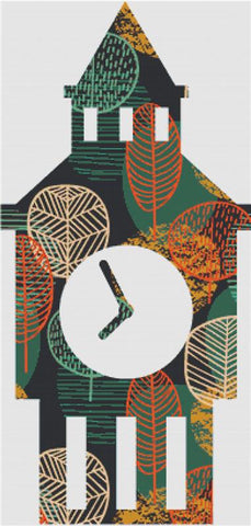 Autumn Tree Big Ben - X Squared Cross Stitch