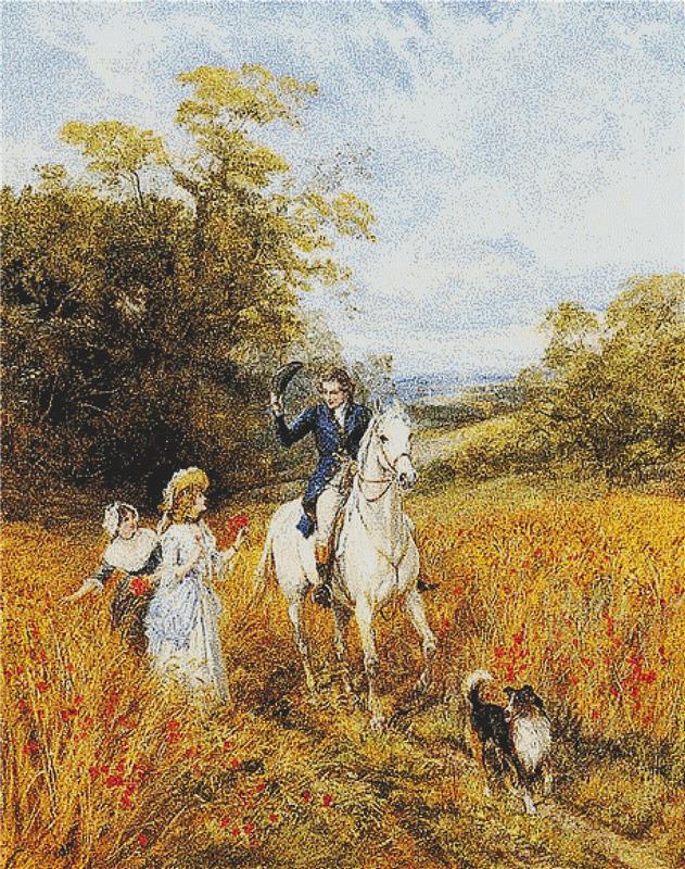 The Morning Ride - X Squared Cross Stitch