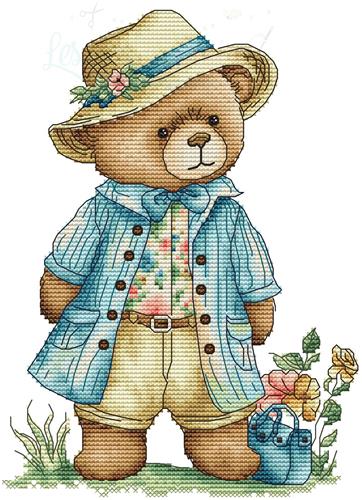 Teddy Bear In Visit - Les Petites Croix De Lucie