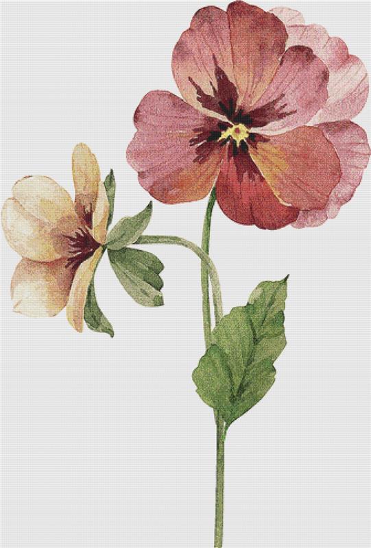 Bouquet Of Violets - X Squared Cross Stitch