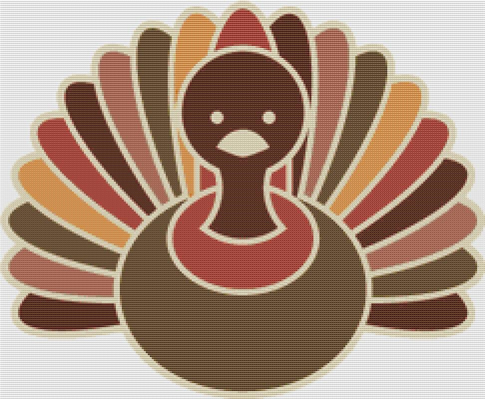 Turkey - X Squared Cross Stitch