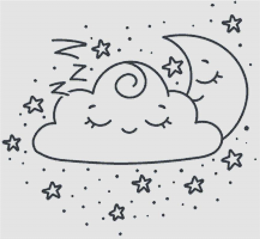 Cloud Dream - X Squared Cross Stitch