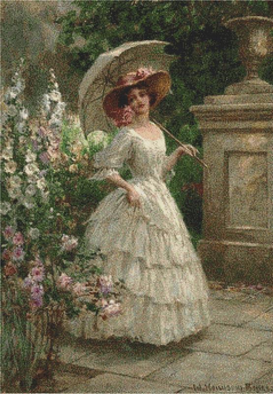 The Flower Garden - X Squared Cross Stitch