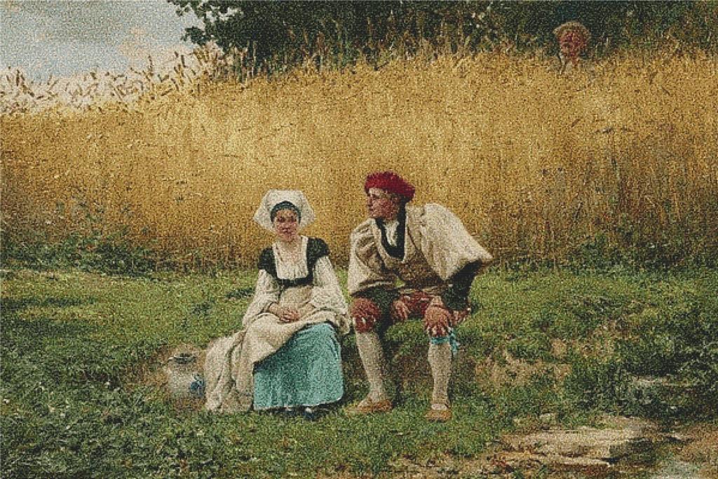 The Watcher In The Cornfield - X Squared Cross Stitch