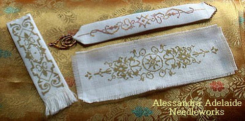 Gold Bookmarks - Alessandra Adelaide Needleworks