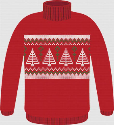 Ugly Christmas Sweater - X Squared Cross Stitch