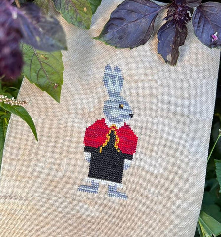 Halloween Bunny Girl - Cute Embroidery by Kate