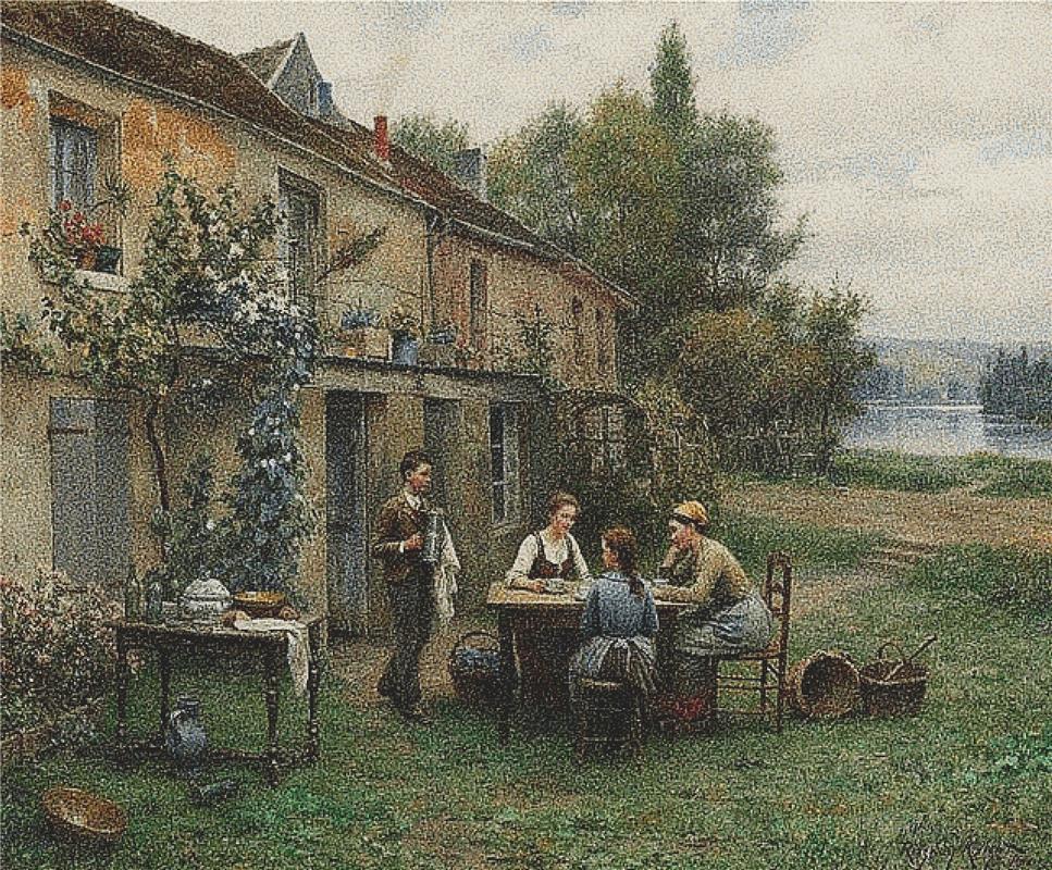 Coffee In The Garden - X Squared Cross Stitch