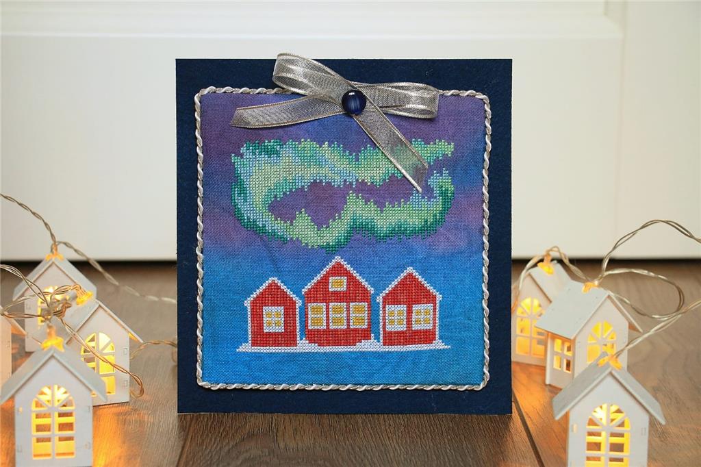 Northern Lights - Cute Embroidery by Kate