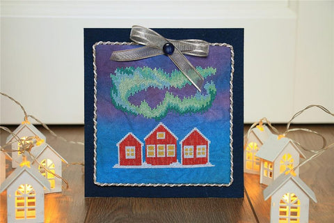 Northern Lights - Cute Embroidery by Kate