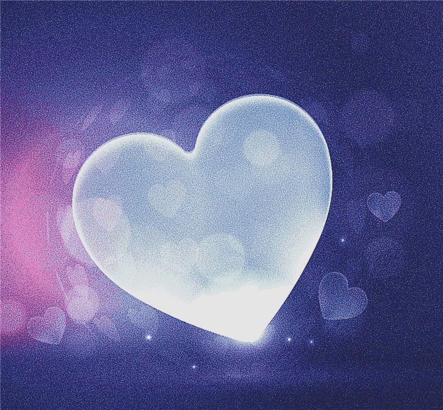 Glass Heart - X Squared Cross Stitch