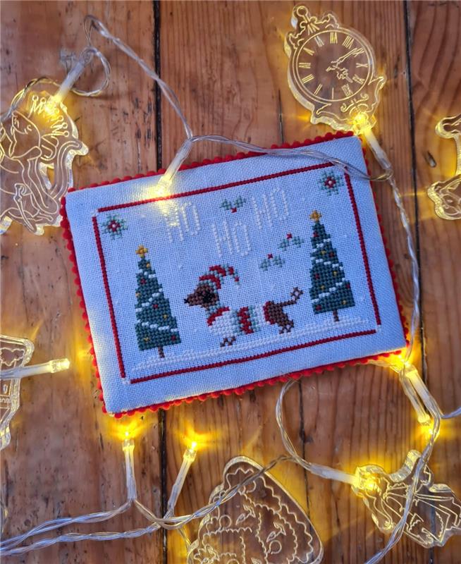 Ho Ho Ho - Cute Embroidery by Kate