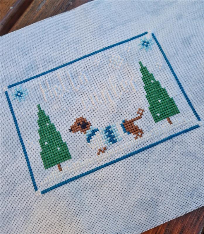 Hello Winter - Cute Embroidery by Kate