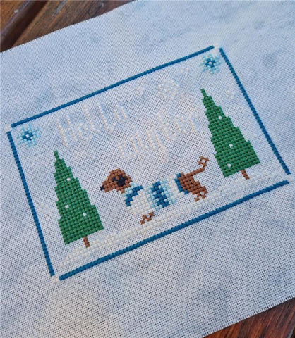 Hello Winter - Cute Embroidery by Kate