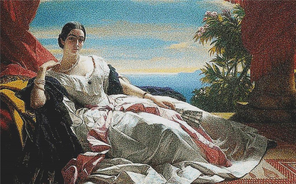 Portrait Of Leonilla - X Squared Cross Stitch