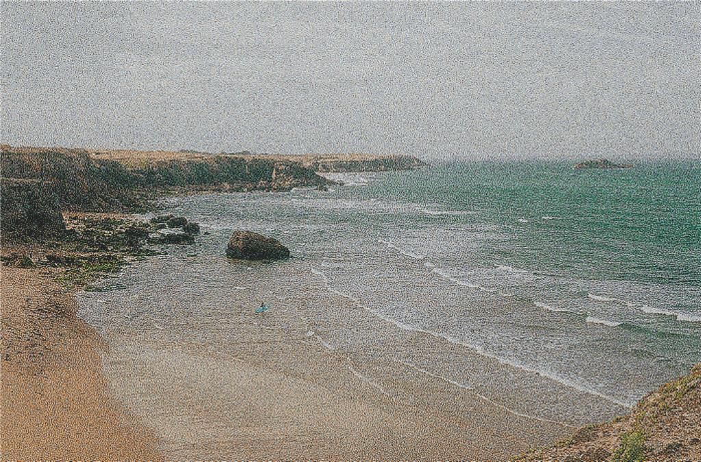 Beach At Quiberon - X Squared Cross Stitch