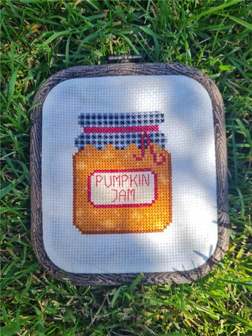 Pumpkin Jam - Cute Embroidery by Kate