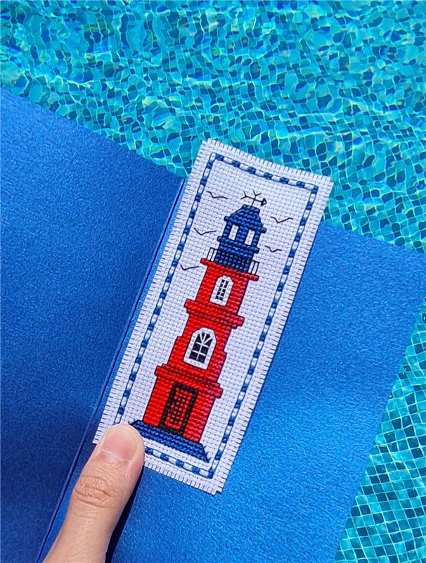 Lighthouse - Cute Embroidery by Kate