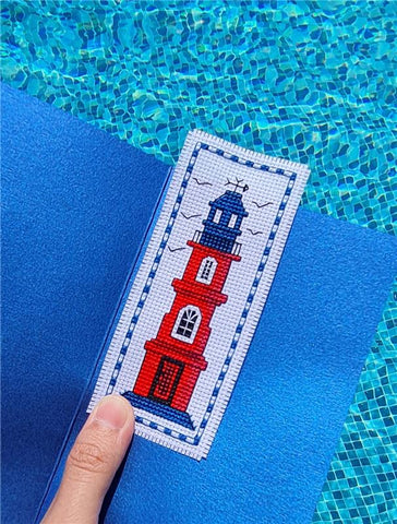 Lighthouse - Cute Embroidery by Kate