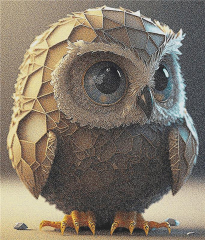 Adorable Baby Owl - X Squared Cross Stitch