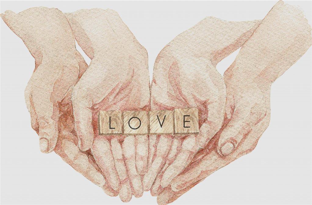 Loving Hands - X Squared Cross Stitch