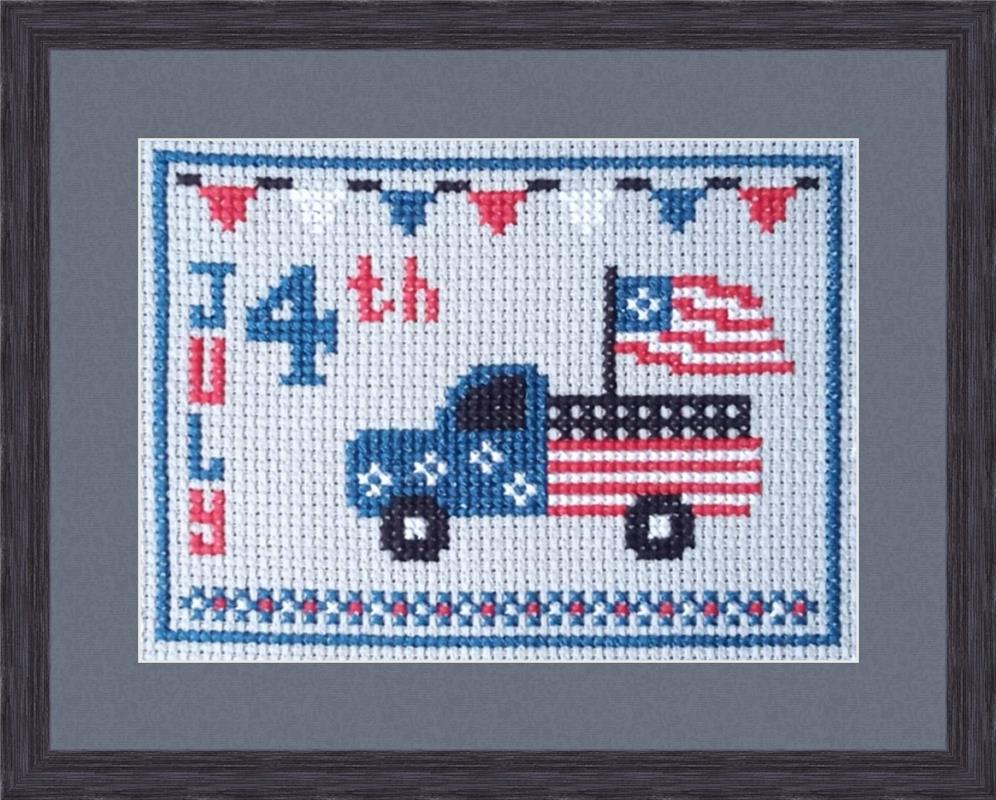 Selebrater Pick Up Truck - Cute Embroidery by Kate