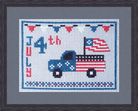 Selebrater Pick Up Truck - Cute Embroidery by Kate