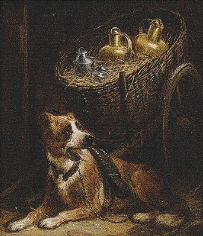 Carriage Dog At Rest - X Squared Cross Stitch