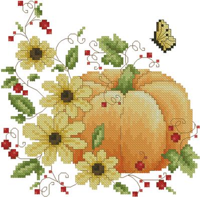 Autumn Pumpkin - Kitty & Me Designs