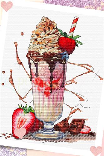 Strawberry Milshake - Les Petites Croix De Lucie