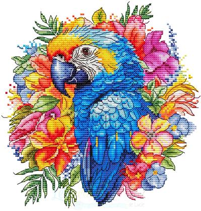 Tropical Parrot - Les Petites Croix De Lucie