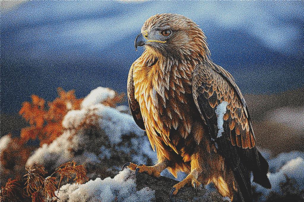 Golden Eagle - X Squared Cross Stitch