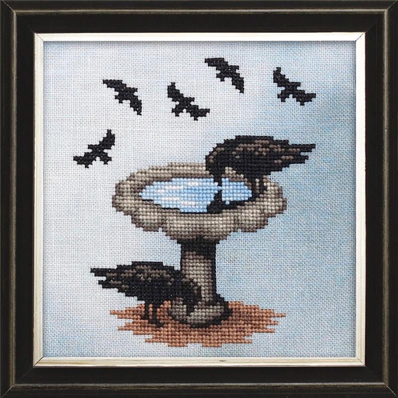 Narcissus The Crow - Lola Crow Cross Stitch