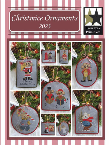 Christmice Ornaments 2023 - Twin Peak Primitives