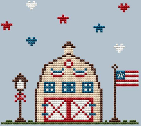 Patriot Farm - Cute Embroidery by Kate