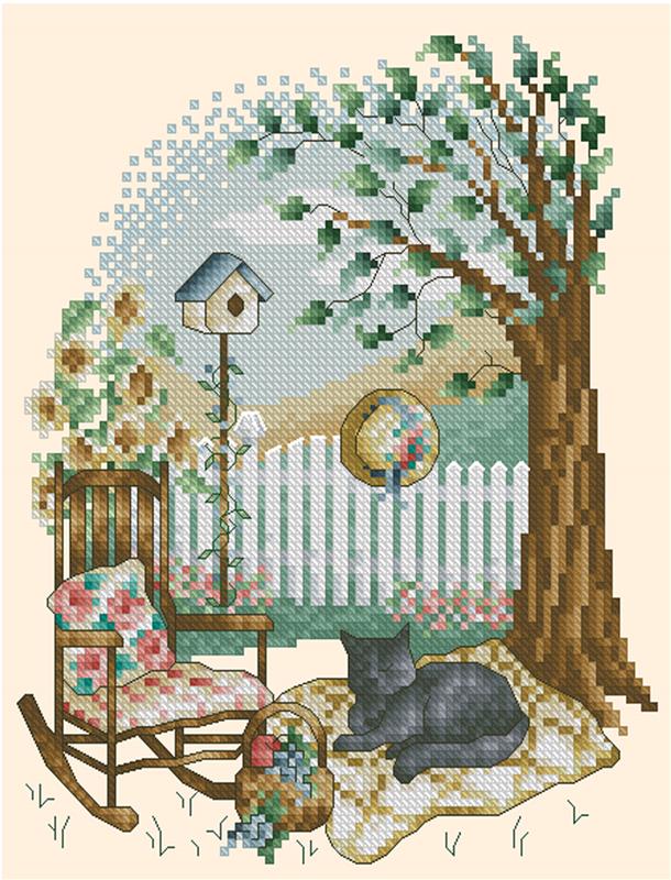 Four Seasons Cats: Summer Nap - Kitty & Me Designs