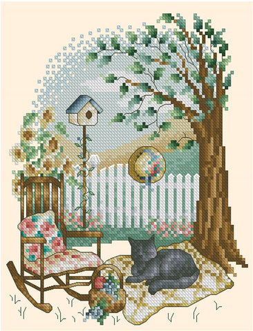 Four Seasons Cats: Summer Nap - Kitty & Me Designs