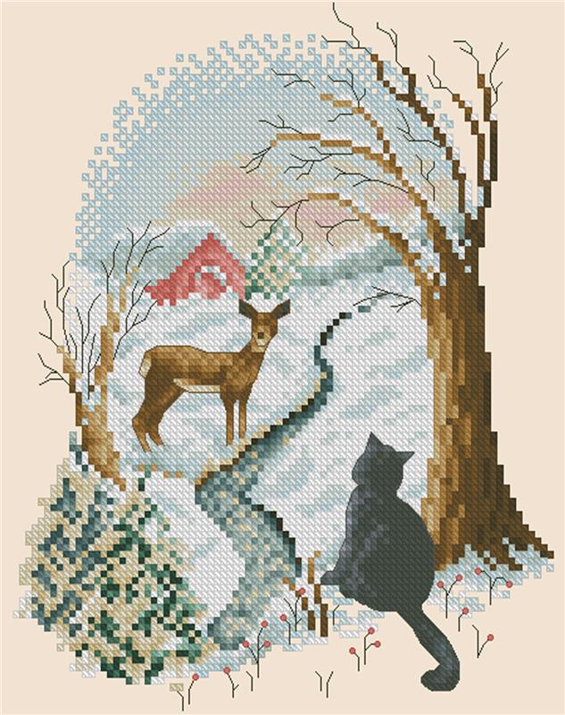 Four Seasons Cats: Winter Watch - Kitty & Me Designs