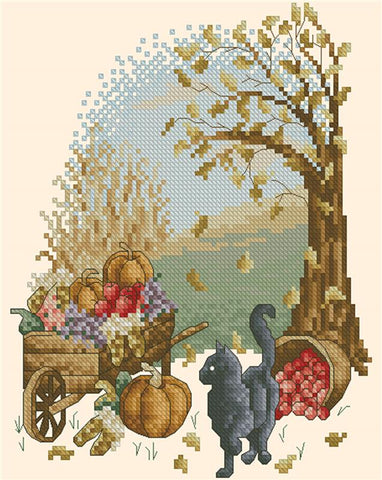 Four Seasons Cats: Autumn Walk - Kitty & Me Designs