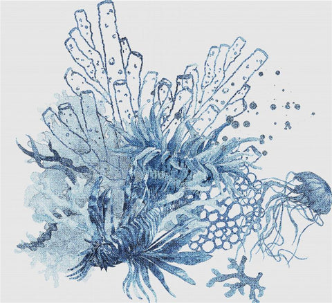 Coral Reef Arrangement - X Squared Cross Stitch