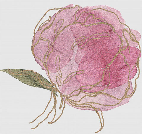 Blush Flower - X Squared Cross Stitch
