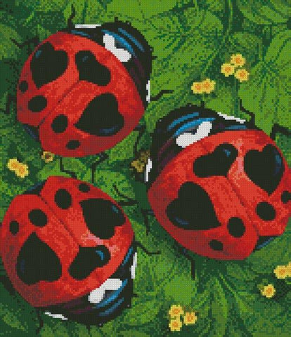 Mini Lady Love Bugs - Artecy Cross Stitch
