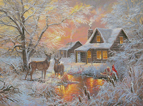 Frosty Glow (Large) - Artecy Cross Stitch
