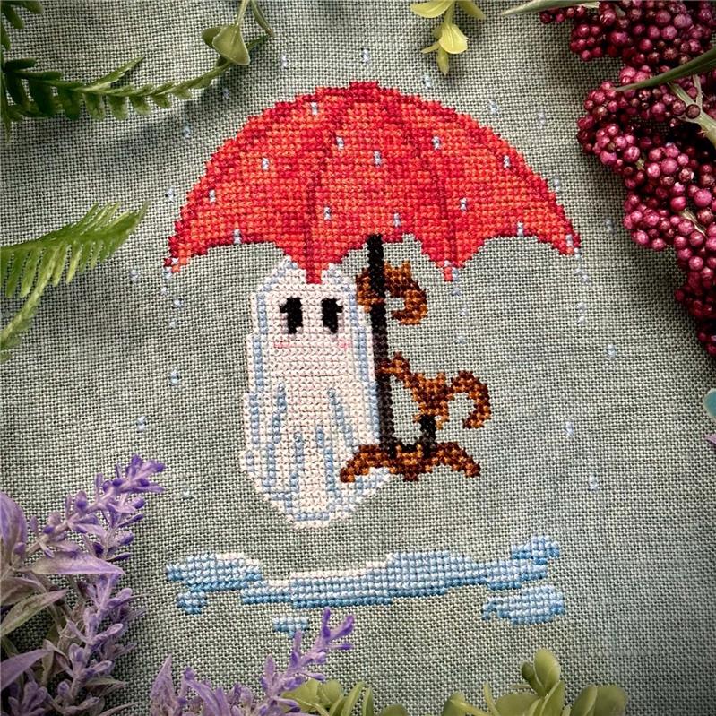 Rainy Day Ghost - The Stitch Crypt